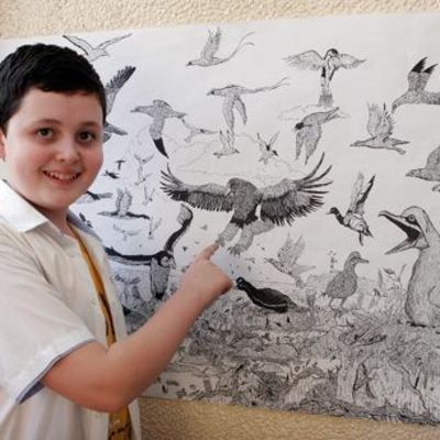 Čudo iz Srbije: Crteži 11-godišnjeg dečaka u svetskim medijima(FOTO,VIDEO)
