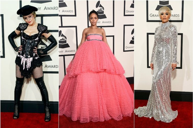 Tri najgora modna izdanja: Madona, Rijana i Rita Ora šokirale na dodeli Gremija! (FOTO)