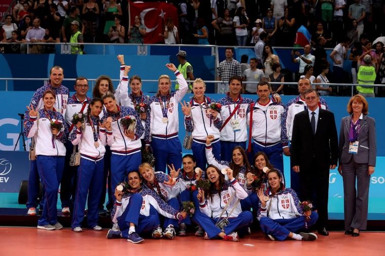 Srpske odbojkašice osvojile bronzu na Evropskim igrama