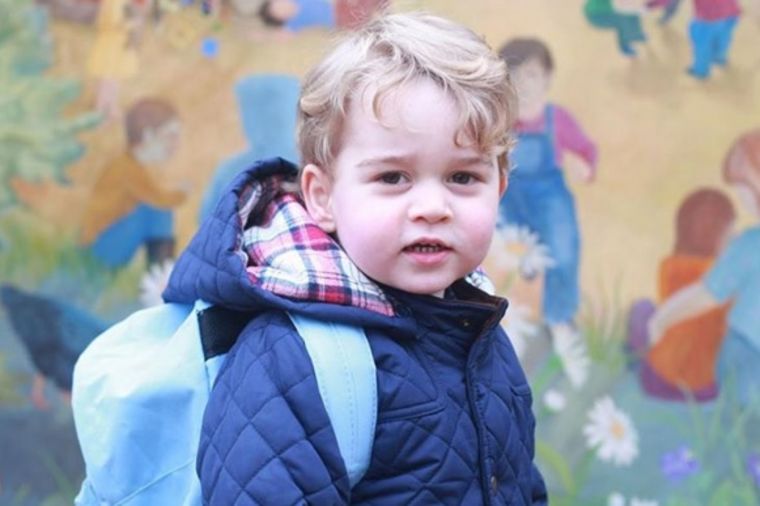 Princ Džordž krenuo u vrtić: Ovako mu je bilo prvog dana! (FOTO)