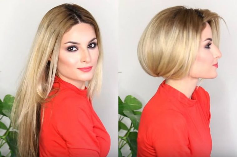 Skratila je kosu bez šišanja: Sjajan trik za novu frizuru! (VIDEO)