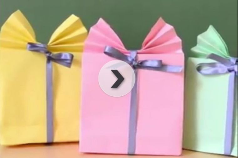Kako da napravite ukrasnu kesu za poklon: Jeftino i lako! (VIDEO)