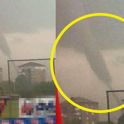Snažno nevreme pogodilo Beograd: Tornado i grad veličine teniske loptice! (FOTO)