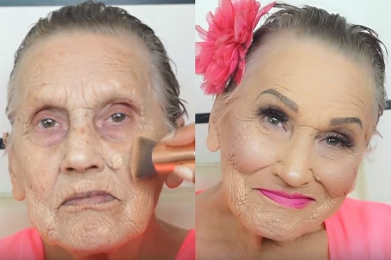 Nova transformacija glamurozne bake: Unuka od nje napravila filmsku zvezdu! (VIDEO)