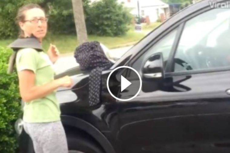 Beskućnica prosila na ulici: Snimak sa parkinga pokazao jezivu istinu! (FOTO)