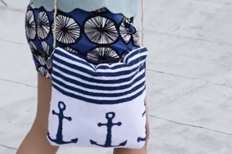 Evo kako da napravite torbu za plažu od peškira: Veoma praktično i moderno! (VIDEO)