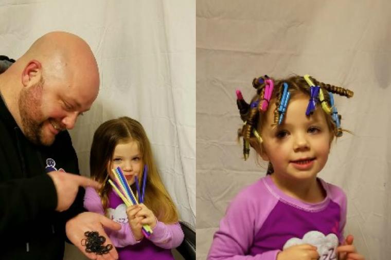 Namotao ćerkinu kosu oko slamčica: Sutradan ga oduševili rezultati! (VIDEO)