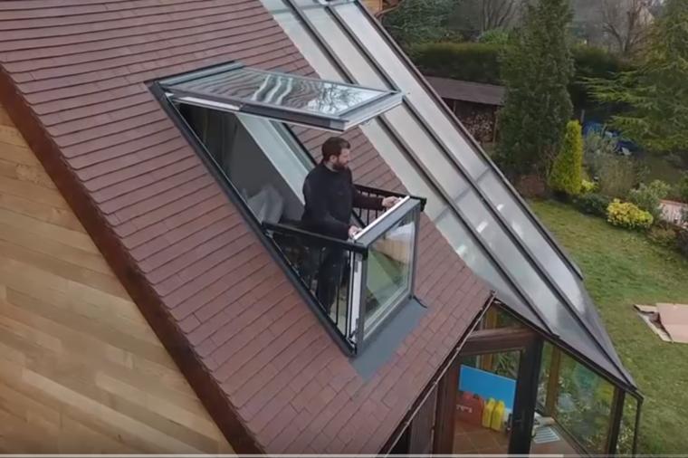 Prozor koji se u dva poteza pretvara u balkon: Dobrodošli u budućnost! (VIDEO)