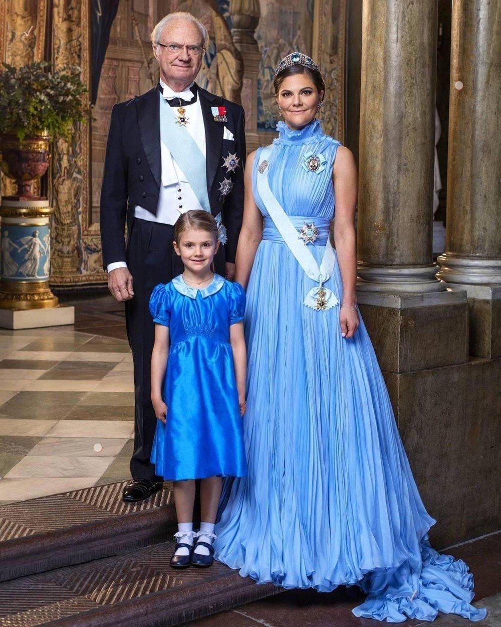 Princeza Viktorija, Princeza Estela, Kralj Karl Gustav