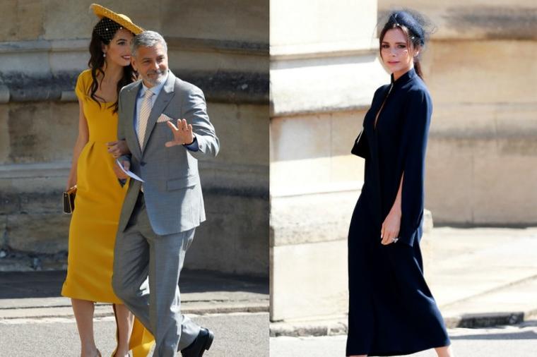 Amal Kluni i Viktorija Bekam dominiraju na kraljevskom venčanju: Savršena elegancija slavnih dama! (FOTO)