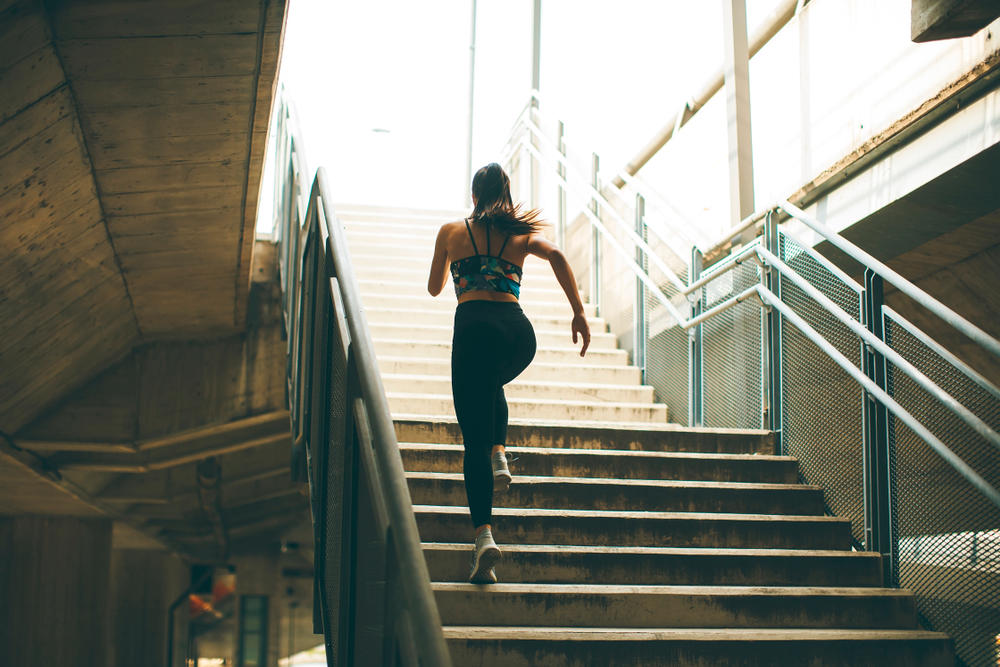 Vežbanje, Stepenice, Trčanje