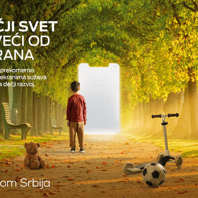 Telekom Srbija pokreće projekat „Dečji svet je veći od ekrana“