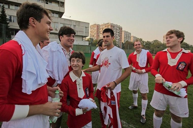 Novak Đoković snima drugi deo Montevidea u fudbalskoj opremi (FOTO)
