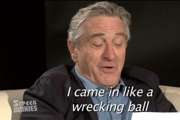 Pogledajte: Robert De Niro recituje pesmu Majli Sajrus! (VIDEO)