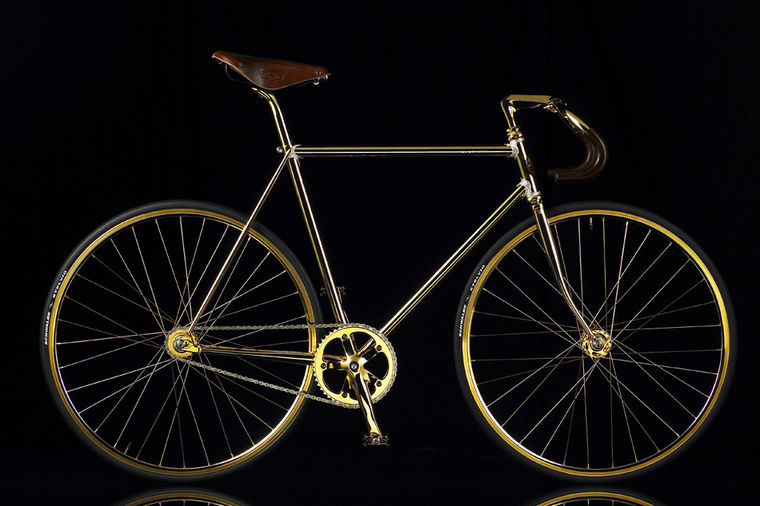 Bicikl od čistog zlata sa 600 Svarovski kristala (FOTO)