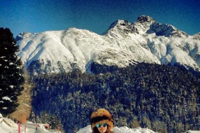 Nikolina Pišek u poseti Alpima! (FOTO)