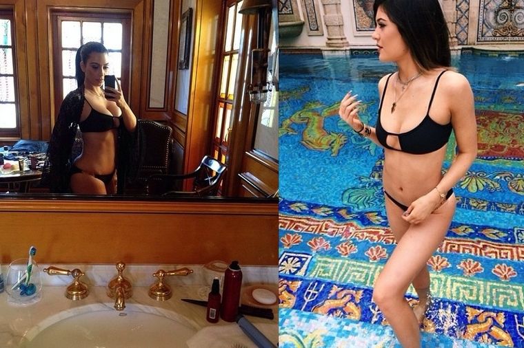 Kim Kardašijan i Kajli Džener: Dve sestre, jedan bikini (FOTO)