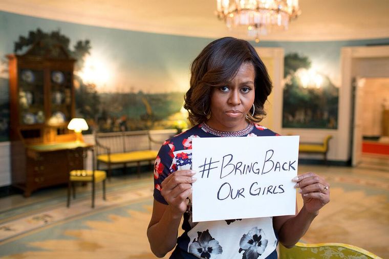 Mišel Obama se priključila kampanji za pronalaženje 276 otetih devojčica u Nigeriji (FOTO)