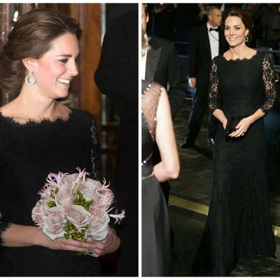 Kraljica elegancije: Kejt Midlton u dugoj, čipkanoj haljini oduševila sve prisutne! (FOTO)