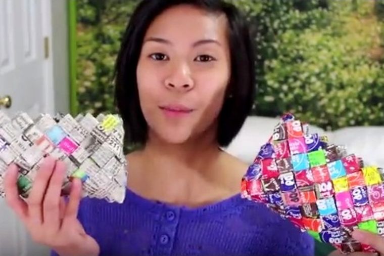 Savršen modni detalj: Napravite same šik torbicu od šarenog papira! (VIDEO)