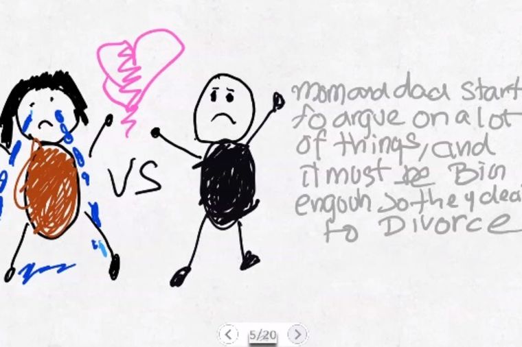 Razvod iz ugla jednog dečaka: Kroz crteže napisao dirljivu priču o svom rasturenom domu! (VIDEO)