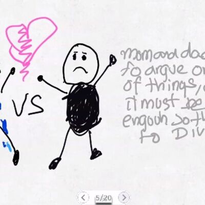Razvod iz ugla jednog dečaka: Kroz crteže napisao dirljivu priču o svom rasturenom domu! (VIDEO)