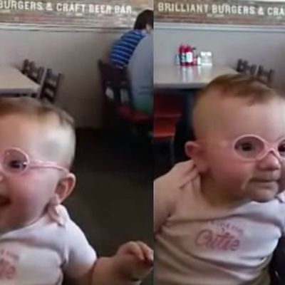 Slabovida beba dobila naočare: Njenoj sreći nije bilo kraja! (VIDEO)
