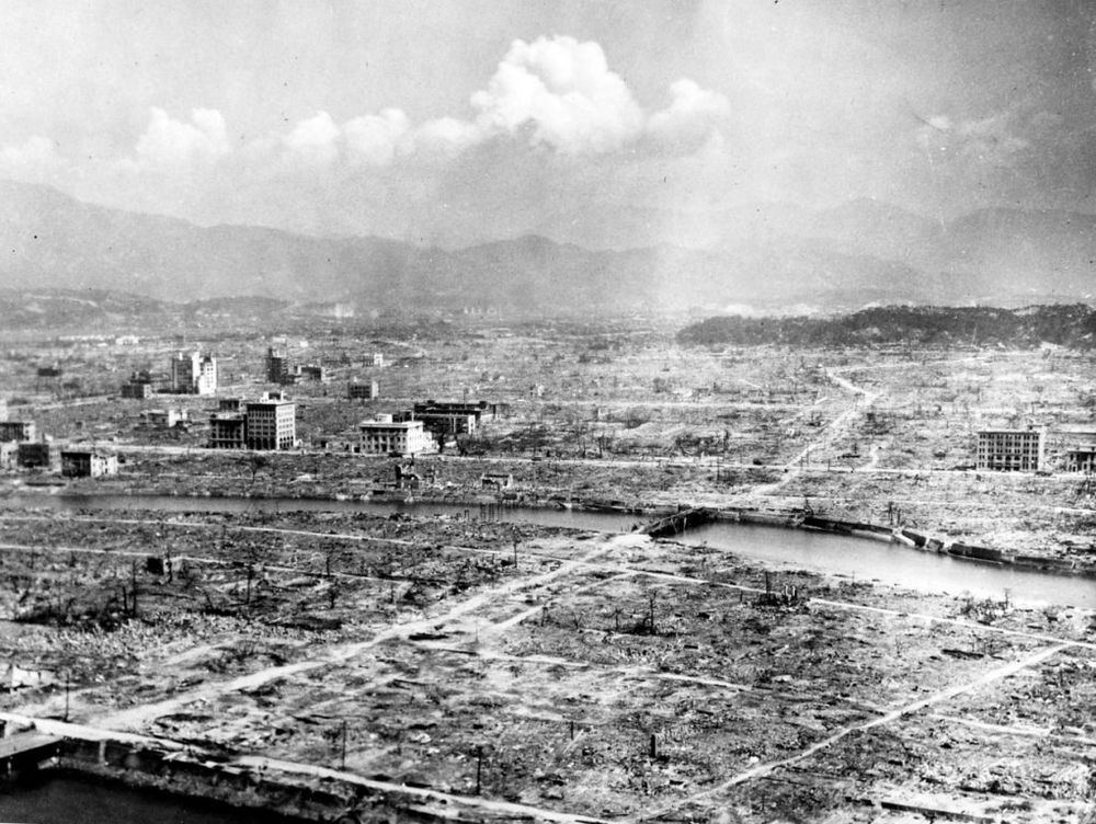 Hirošima nakon nuklearnog napada 