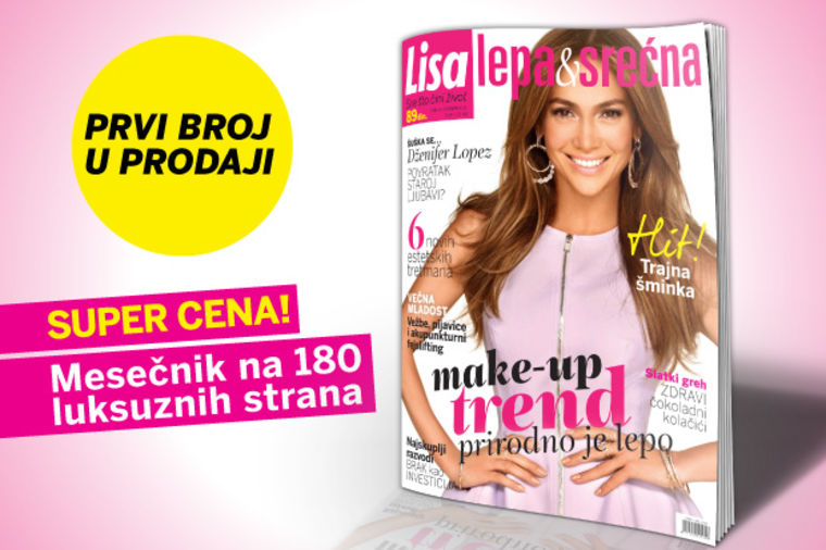 Lisa lepa&srećna: Prvi broj novog ženskog magazina od danas na kioscima po super ceni