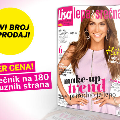 Lisa lepa&srećna: Prvi broj novog ženskog magazina od danas na kioscima po super ceni