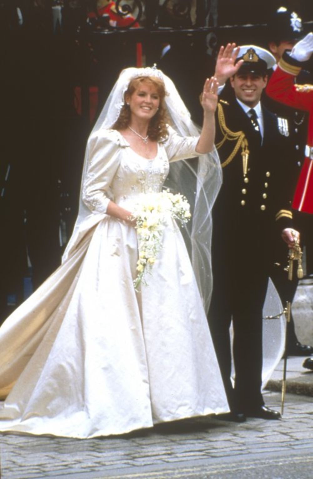 Sara i princ Endrju na venčanju 1986. godine