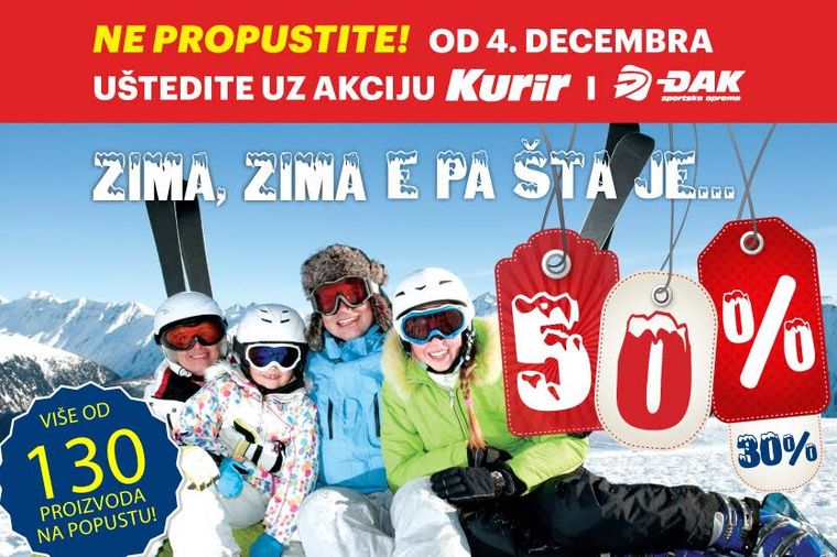 Od 4. decembra velika akcija Kurira i Đaka: Sakupite kupone i ostvarite 50% popusta na kupovinu!