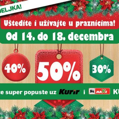 Velika Kurirova i Maksijeva akcija: Sakupljajte kupone i uštedite do 50%!