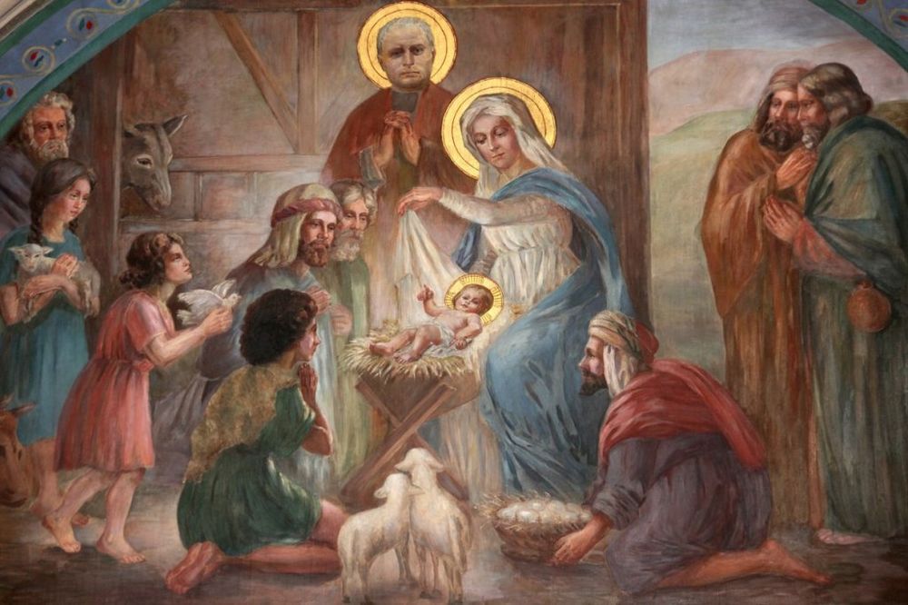 Freska, Isus Hrist