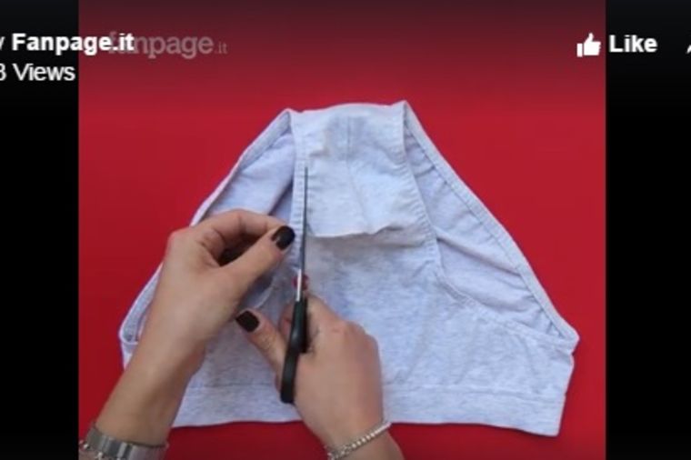 Promućuran trik: Kako da napravite majicu od muških gaća! (VIDEO)