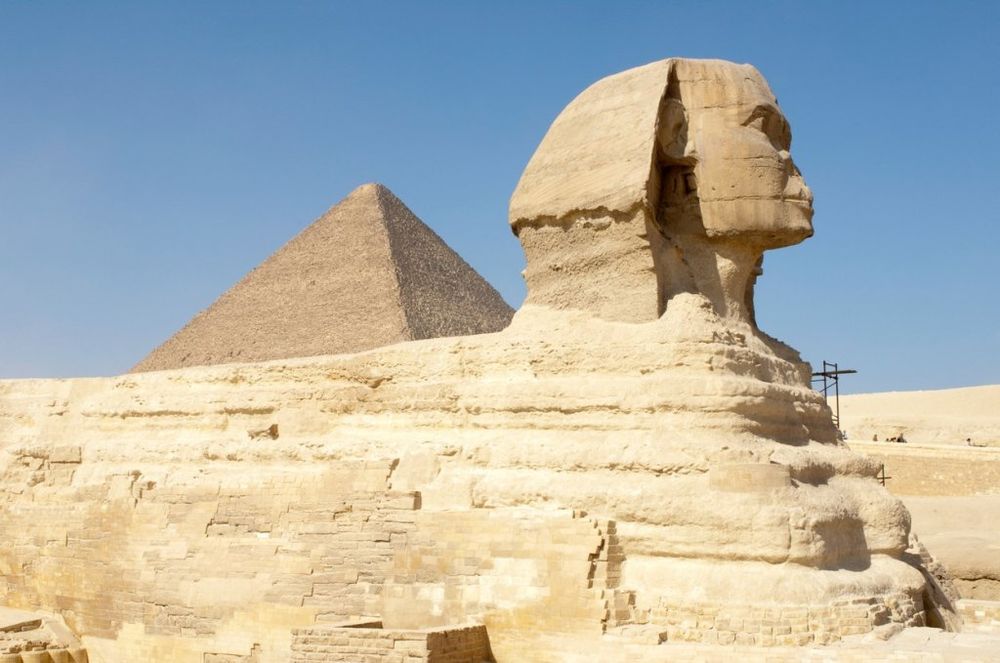 Piramide, Egipat, Giza, Sfinga