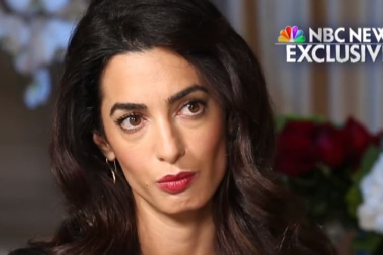 Amal Kluni na ivici suza: Stavljam život na kocku! (VIDEO)