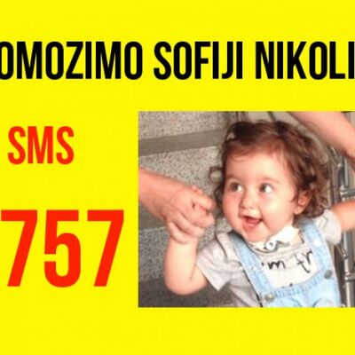 Danas je poslednji dan da pomognemo maloj Sofiji: SMS broj za pomoć je 5757!
