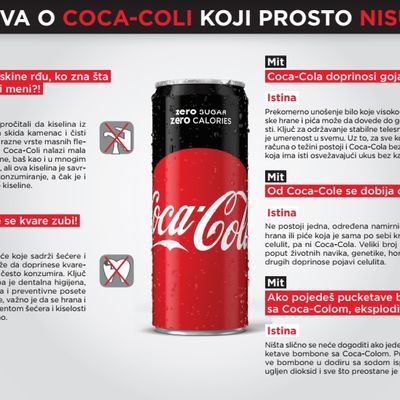 5 mitova o Coca-Coli koji naprosto nisu tačni