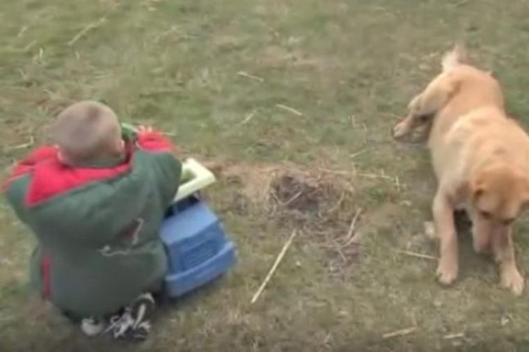 Dete i pas nestali iz dvorišta: Roditelji pozvali policiju, prizor ih šokirao! (VIDEO)