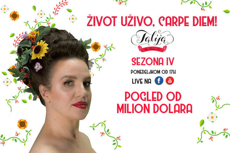 Talija - Život uživo, carpe diem: Pogled od milion dolara i neki moderan zvuk ovog proleća! (VIDEO)