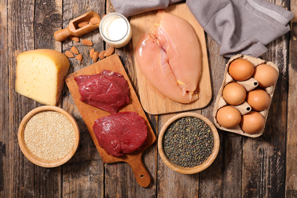 Meso, Zdrava ishrana, Proteinska hrana, Jaja, Žitarice, Mleko, Sir, Piletina, Govedina, Proteini
