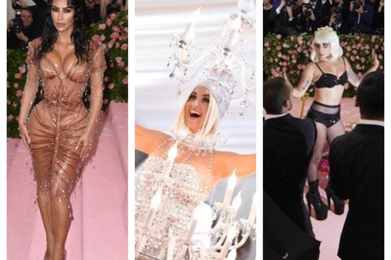Met Gala 2019. ili ko je ovde lud: Kim u korzetu nije mogla da diše, Lejdi Gaga se skinula pred svima, a Kejti Peri glumila luster! (FOTO)