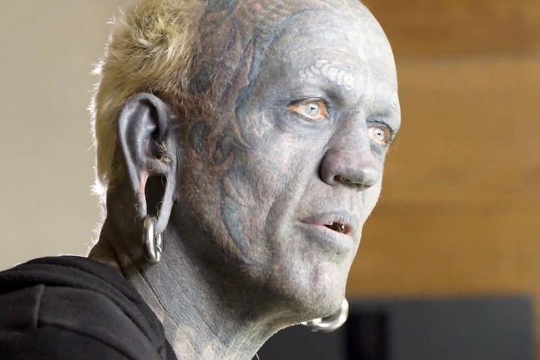 Laki Dajmon Rič izgleda kao lik iz horor filma: Ovo je priča čoveka sa najviše tetovaža na svetu!