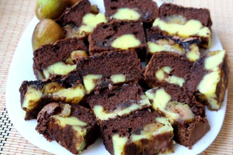 Šarene čokoladne kocke sa smokvama: Osvežavajući bakin kolač za svaki dan (RECEPT)