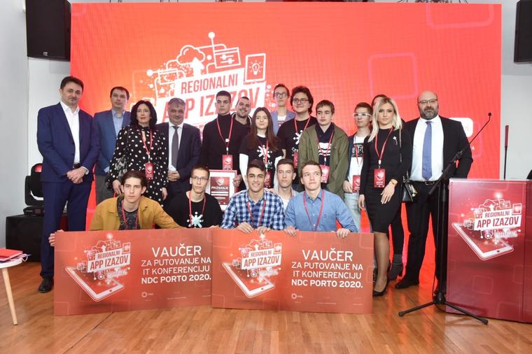 Proglašeni pobednici trećeg Regionalnog APP izazova: Tim iz niške gimnazije putuje u Porto na prestižnu IT konferenciju
