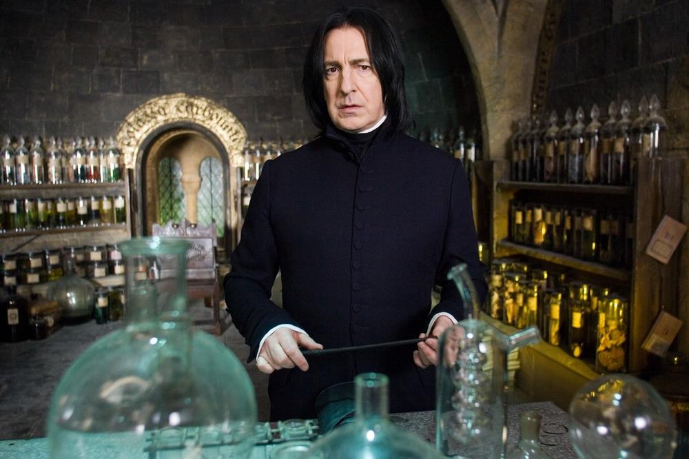 Alan kao Severus Snejp u serijalu o Hariju Poteru