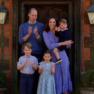 Princ Džordž, princeza Šarlot i princ Luis sa svojim roditeljima odali počast lekarima: Pogledajte video!