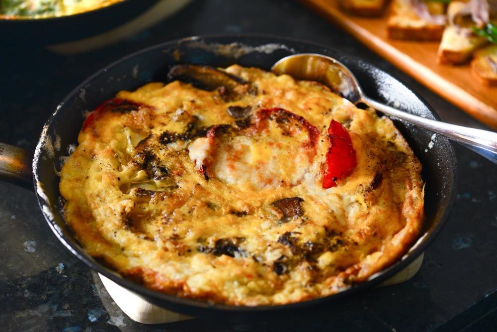 Fritata, omlet