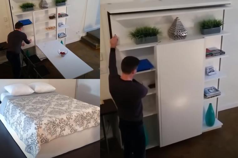 U 25 kvadrata stane sve što je potrebno za život: Uz ove trikove i mali stan će izgledati kao prostrani apartman!(VIDEO)